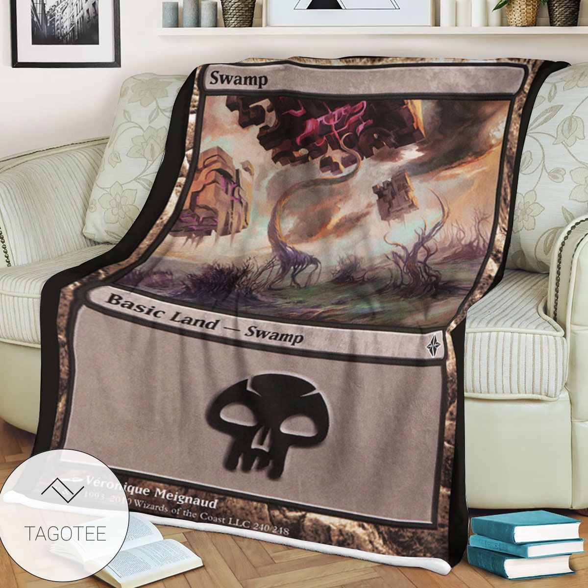 Roe 240 Swamp Game Mtg Magic The Gathering Blanket Roe 240 Swamp Game Mtg Magic The Gathering Blanket
