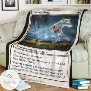 Roe 26 Hyena Umbra Game Mtg Magic The Gathering Blanket Tagotee