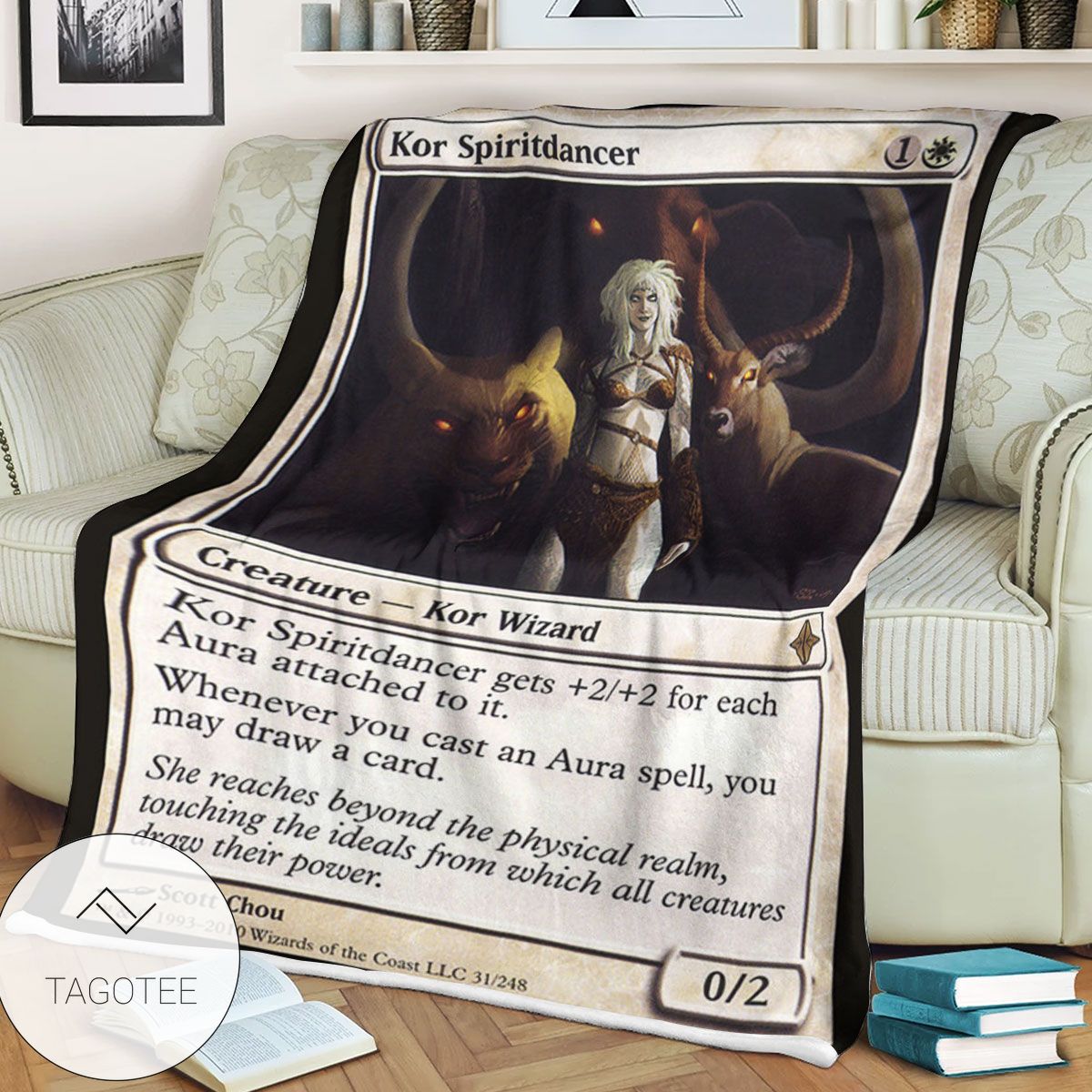 Roe 31 Kor Spiritdancer Game Mtg Magic The Gathering Blanket Roe 31 Kor Spiritdancer Game Mtg Magic The Gathering Blanket