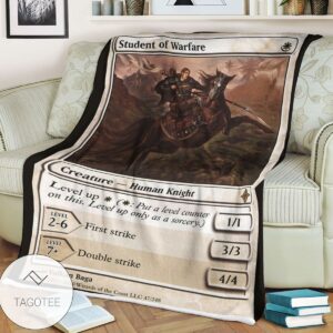 Roe 47 Student Of Warfare Game Mtg Magic The Gathering Blanket Tagotee