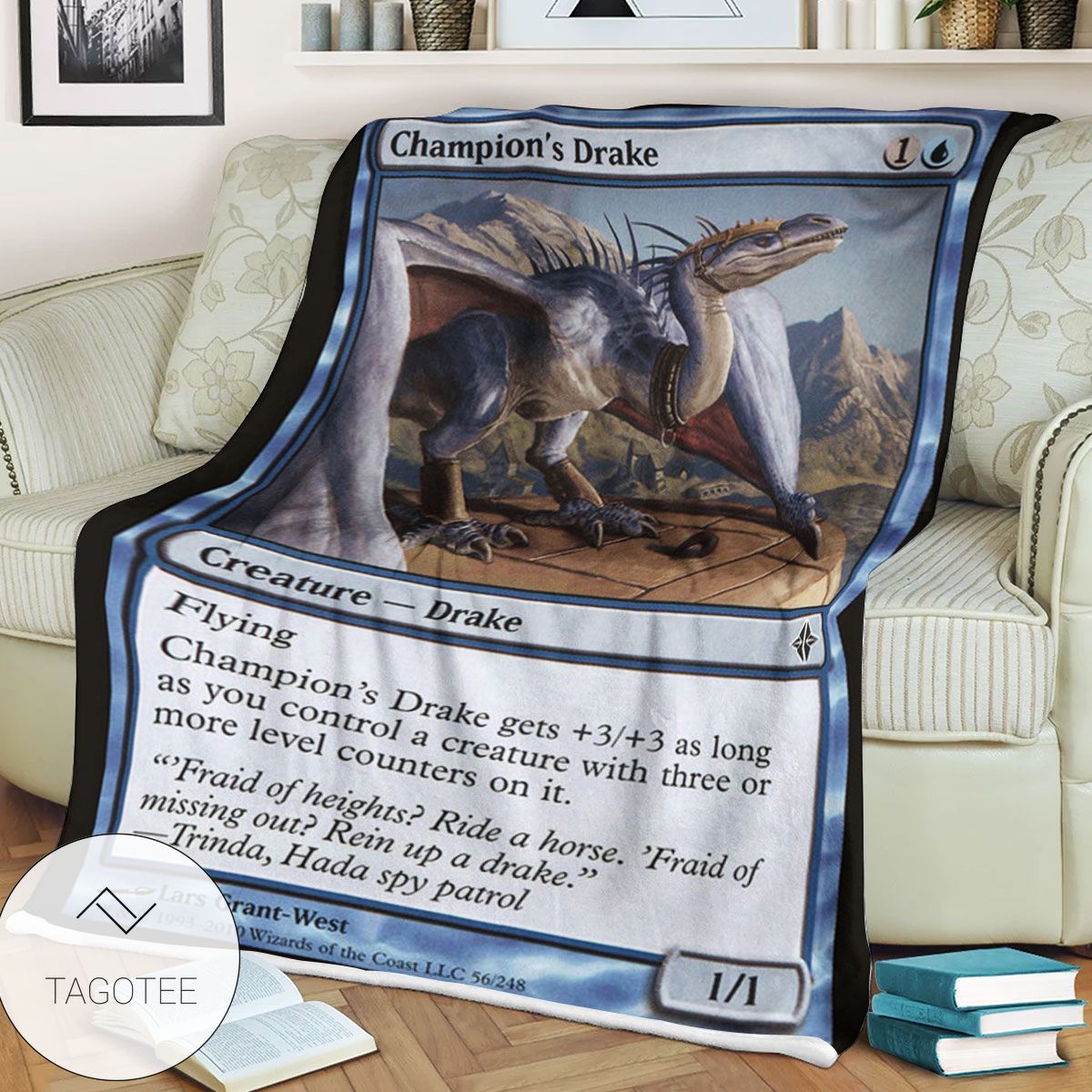 Roe 56 Champion S Drake Game Mtg Magic The Gathering Blanket Tagotee Roe 56 Champion S Drake Game Mtg Magic The Gathering Blanket Tagotee