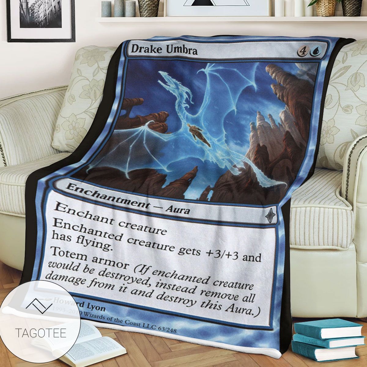Roe 63 Drake Umbra Game Mtg Magic The Gathering Blanket Roe 63 Drake Umbra Game Mtg Magic The Gathering Blanket