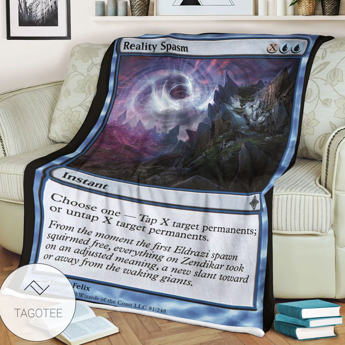 Roe 81 Reality Spasm Game Mtg Magic The Gathering Blanket Tagotee Roe 81 Reality Spasm Game Mtg Magic The Gathering Blanket Tagotee