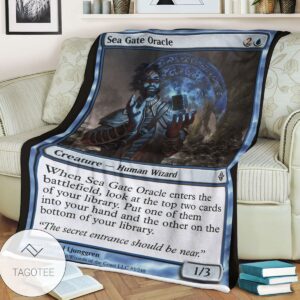 Roe 85 Sea Gate Oracle Game Mtg Magic The Gathering Blanket Tagotee