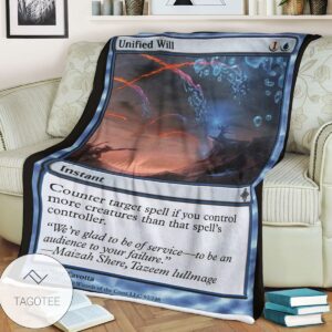 Roe 92 Unified Will Game Mtg Magic The Gathering Blanket