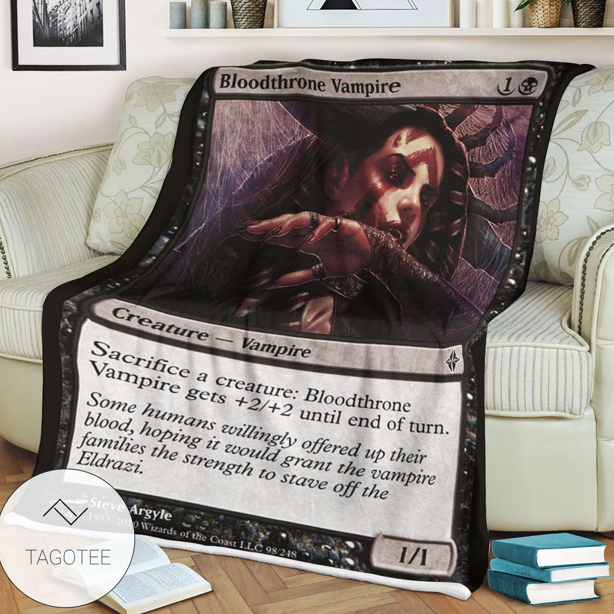 Roe 98 Bloodthrone Vampire Game Mtg Magic The Gathering Blanket Tagotee Roe 98 Bloodthrone Vampire Game Mtg Magic The Gathering Blanket Tagotee