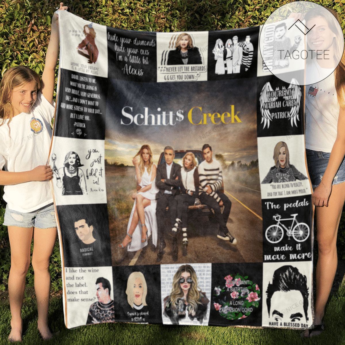 Schitts Creek Fleece Blanket Tagotee Schitts Creek Fleece Blanket Tagotee