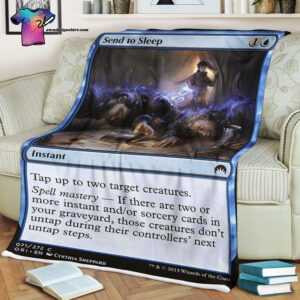 Send To Sleep Game Magic The Gathering Blanket
