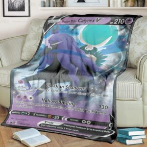 Shadow Rider Calyrex V Pokemon Blanket