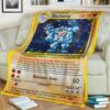 Shadowless Holographic Machamp Pokemon Blanket