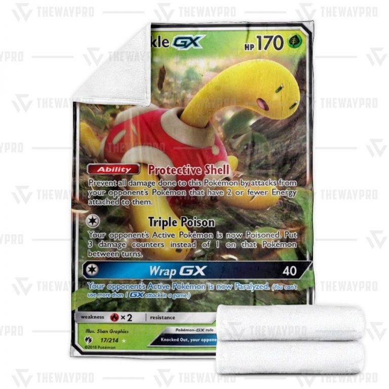 Shuckle-Gx-Lost-Thunder-Pokemon-Blanket-1