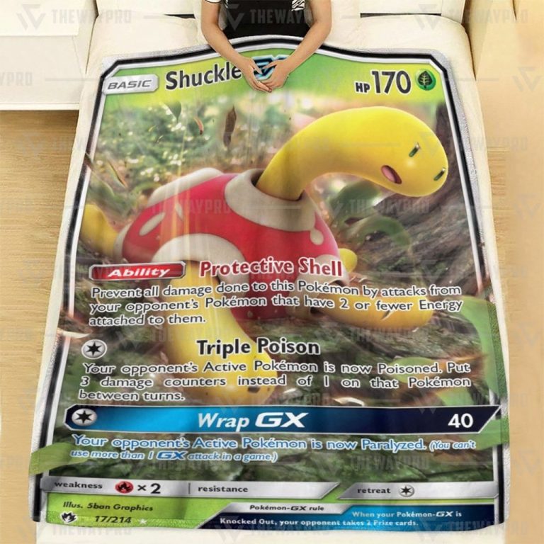 Shuckle-Gx-Lost-Thunder-Pokemon-Blanket-2