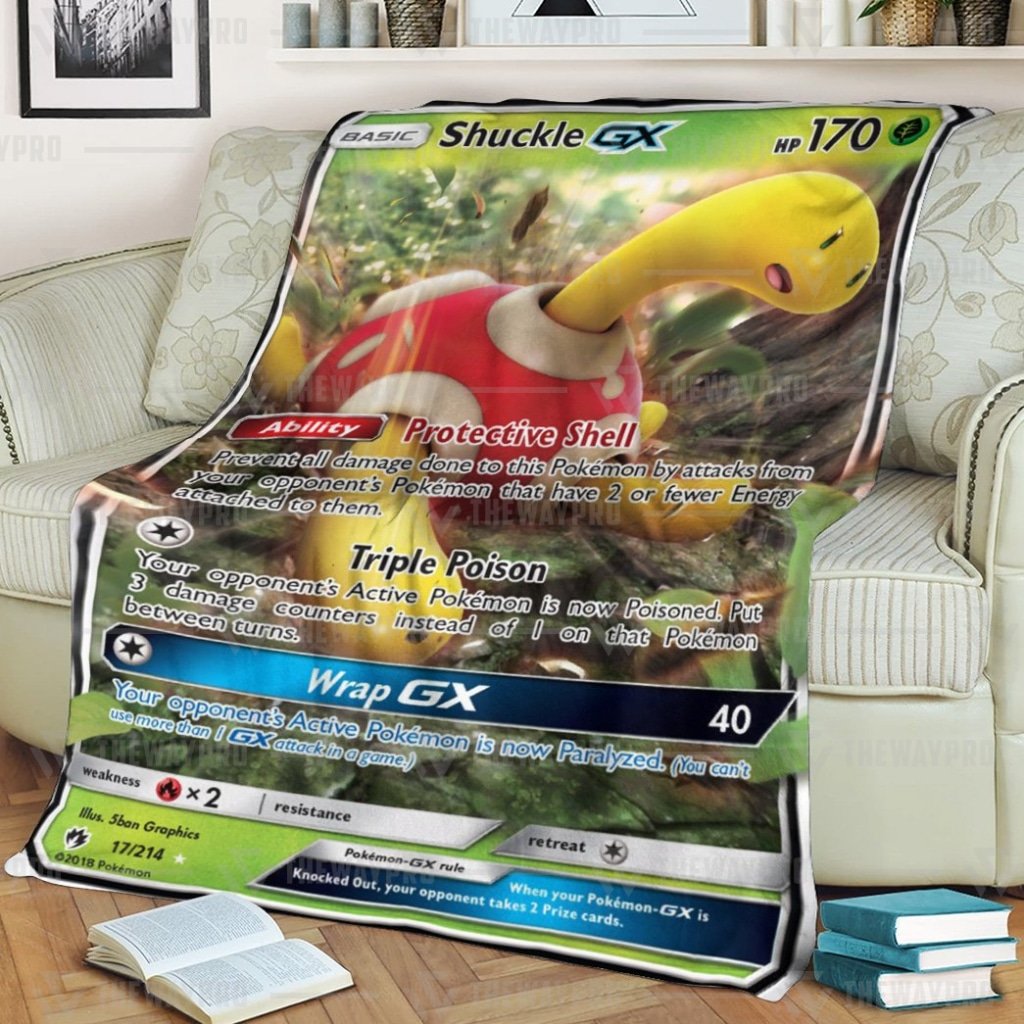 Shuckle Gx Lost Thunder Pokemon Blanket Shuckle Gx Lost Thunder Pokemon Blanket