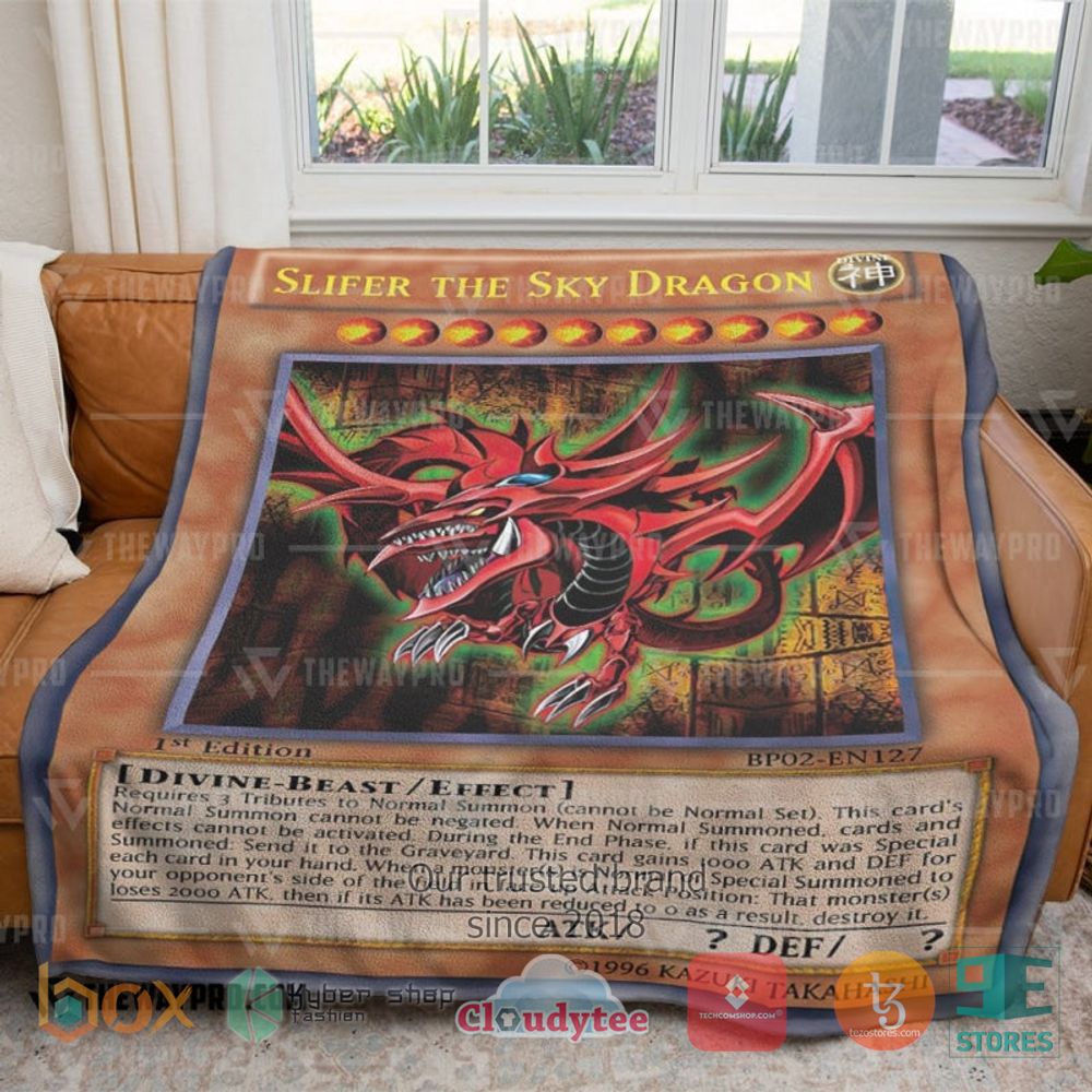 Slifer The Sky Dragon Soft Blanket Slifer The Sky Dragon Soft Blanket