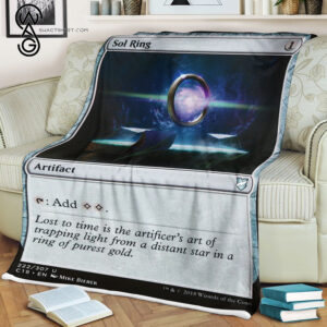 Sol Ring Game Magic The Gathering Blanket