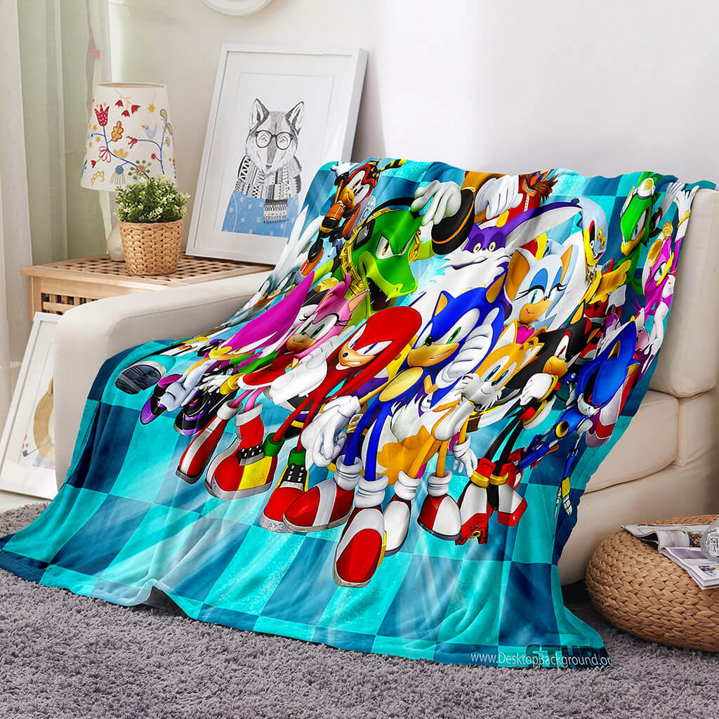 Sonic the Hedgehog Blanket 552 Sonic the Hedgehog Blanket 552