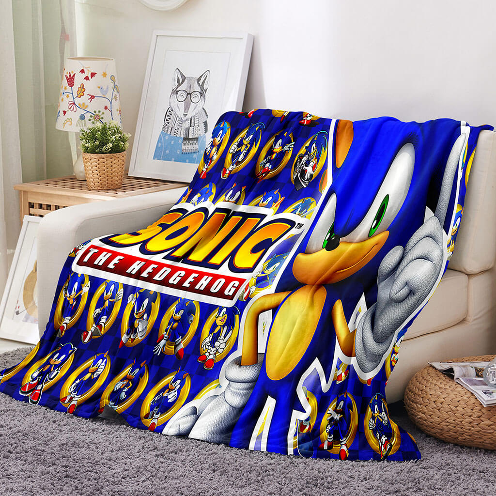 Sonic the Hedgehog Pattern Blanket 400 Sonic the Hedgehog Pattern Blanket 400