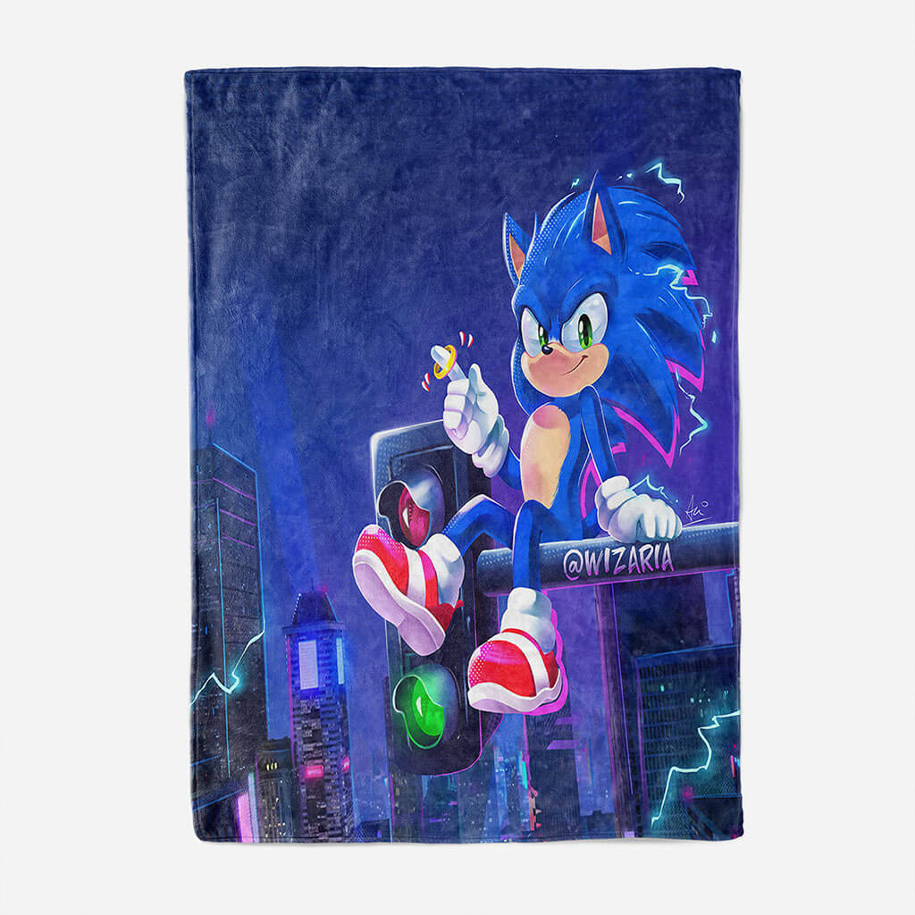 Sonic the Hedgehog Pattern Blanket 662 Sonic the Hedgehog Pattern Blanket 662