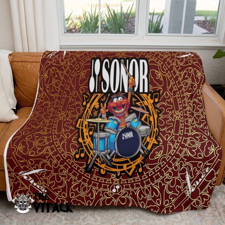 Sonor-Drums-Animal-The-Muppet-Fleece-Blanket-2