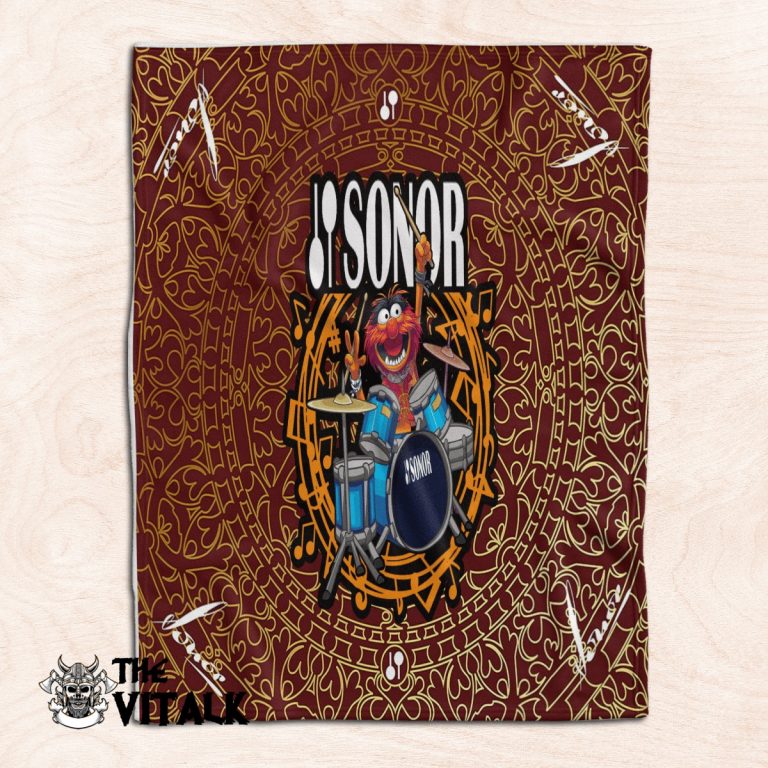 Sonor-Drums-Animal-The-Muppet-Fleece-Blanket-3