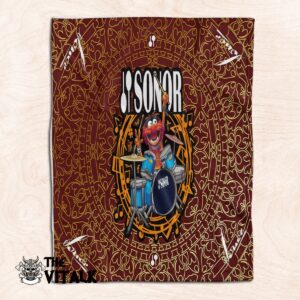 Sonor Drums Animal The Muppet Fleece Blanket 2