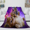 Space Cat Astronaut Cat In Space Blanket 183