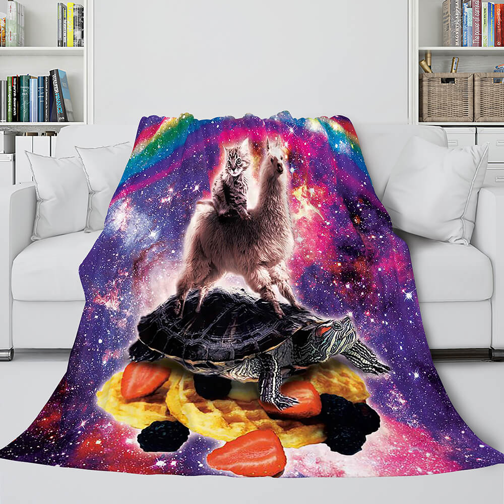 Space Cat Astronaut Cat In Space Blanket 899 Space Cat Astronaut Cat In Space Blanket 899