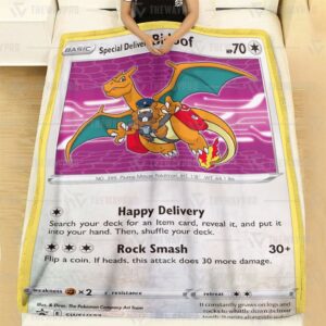 Special Delivery Bidoof Pokemon Blanket 2