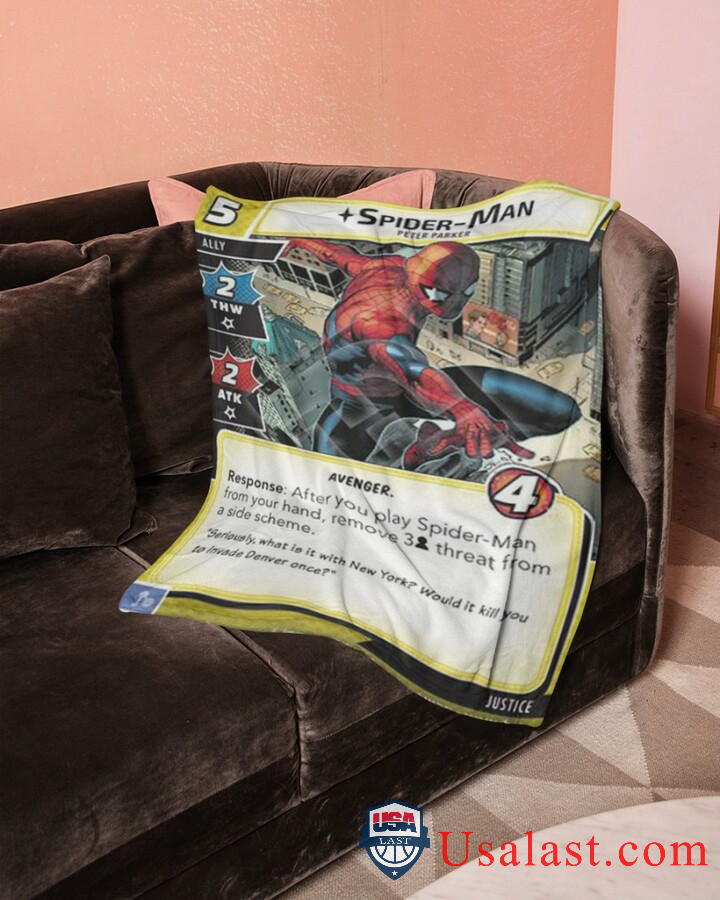 Spider-Man-Peter-Parker-Fleece-Blanket-1