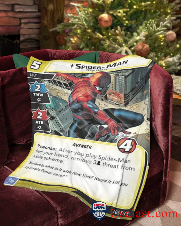 Spider-Man-Peter-Parker-Fleece-Blanket-2