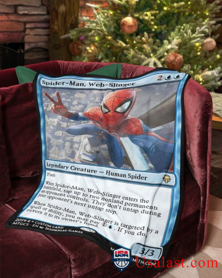 Spider-Man-Web-Slinger-Fleece-Blanket-1