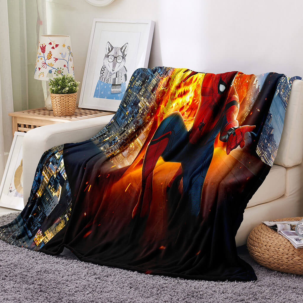 Spider-Man Pattern Blanket 286 Spider-Man Pattern Blanket 286