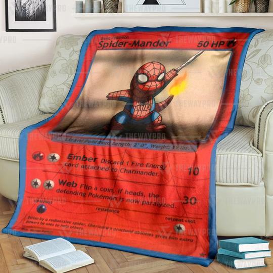 Spider Mander Pokemon Blanket Spider Mander Pokemon Blanket