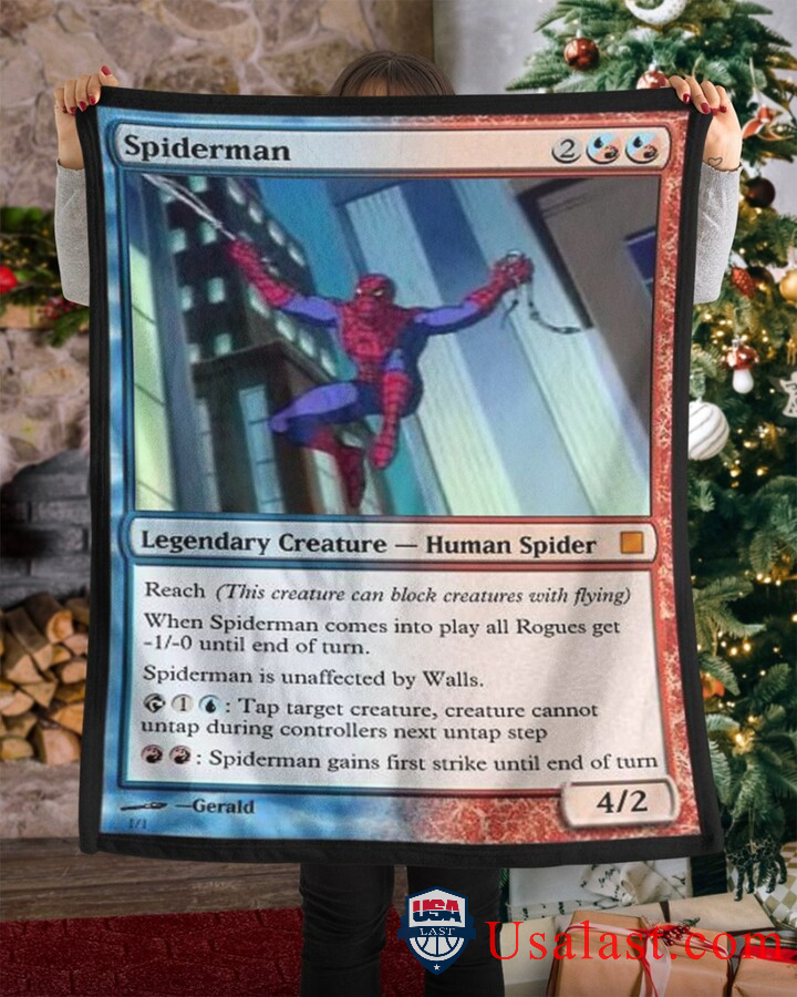 Spiderman-Human-Spider-Fleece-Blanket-3