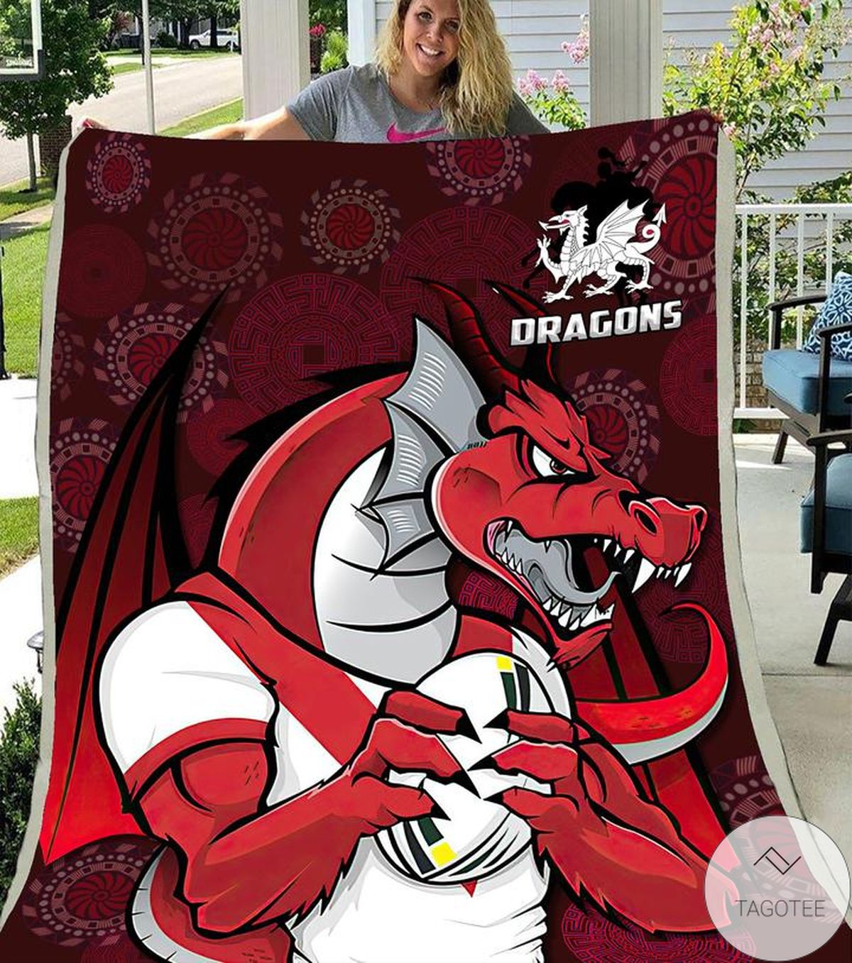 St George Illawarra Dragons Blanket St George Illawarra Dragons Blanket