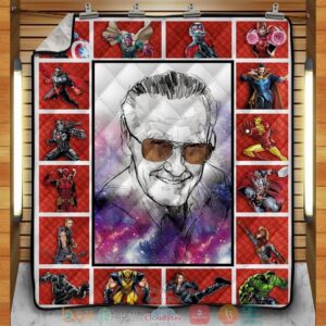 Stan Lee Superheroes Quilt Blanket