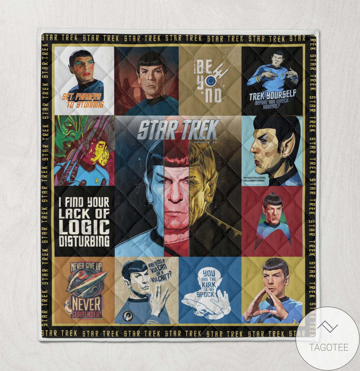 Star Trek Quilt Blanket Quilt Star Trek Quilt Blanket Quilt