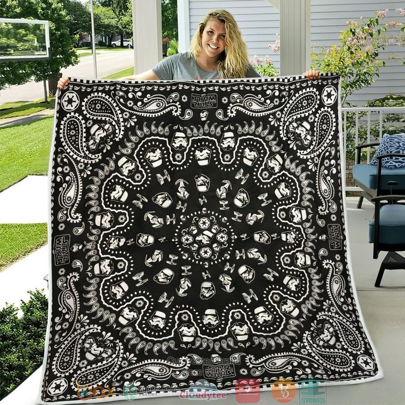 Star Wars Bandana Native American Black Blanket Star Wars Bandana Native American Black Blanket