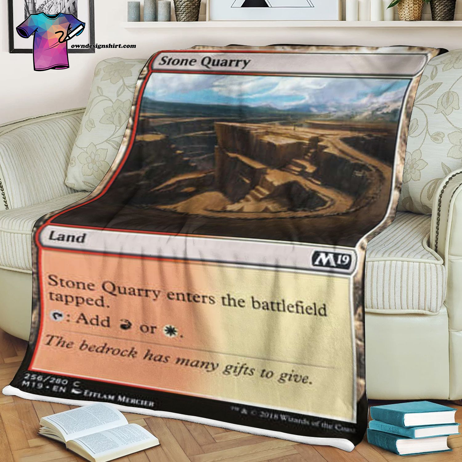 Stone Quarry Game Magic The Gathering Blanket Stone Quarry Game Magic The Gathering Blanket
