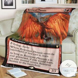 Stx 313 Retriever Phoenix Mtg Game Magic The Gathering Blanket