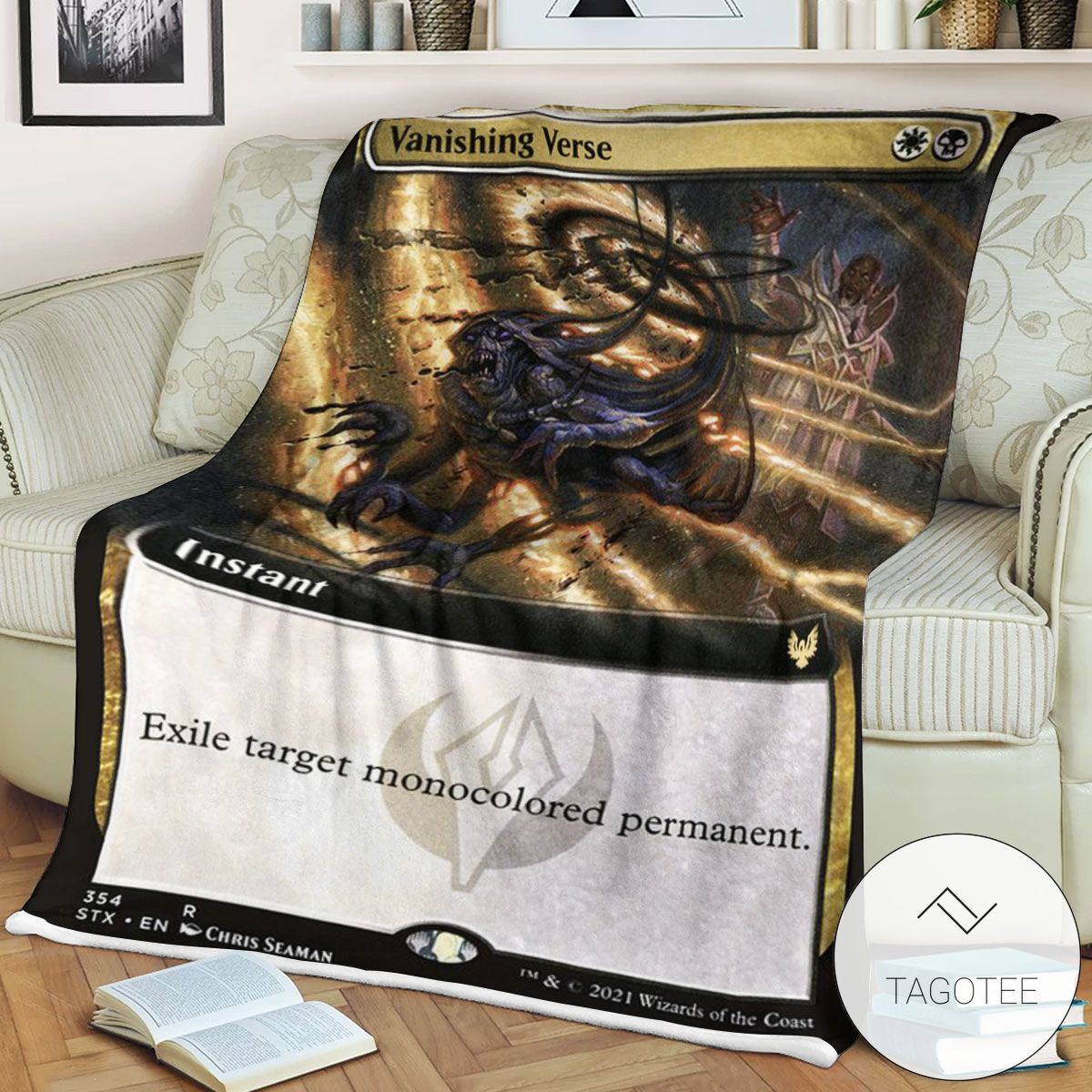 Stx 354 Vanishing Verse Mtg Game Magic The Gathering Blanket Stx 354 Vanishing Verse Mtg Game Magic The Gathering Blanket