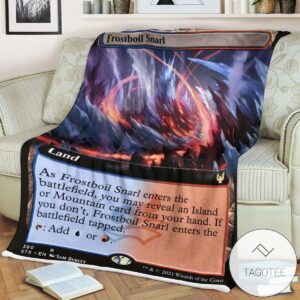 Stx 360 Frostboil Snarl Mtg Game Magic The Gathering Blanket