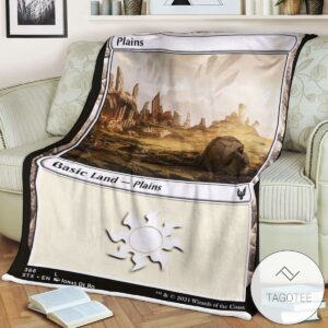 Stx 366 Plains Mtg Game Magic The Gathering Blanket