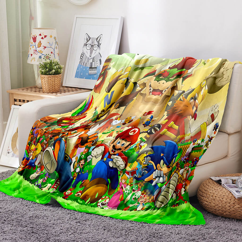 Super Mario Blanket 876 Super Mario Blanket 876