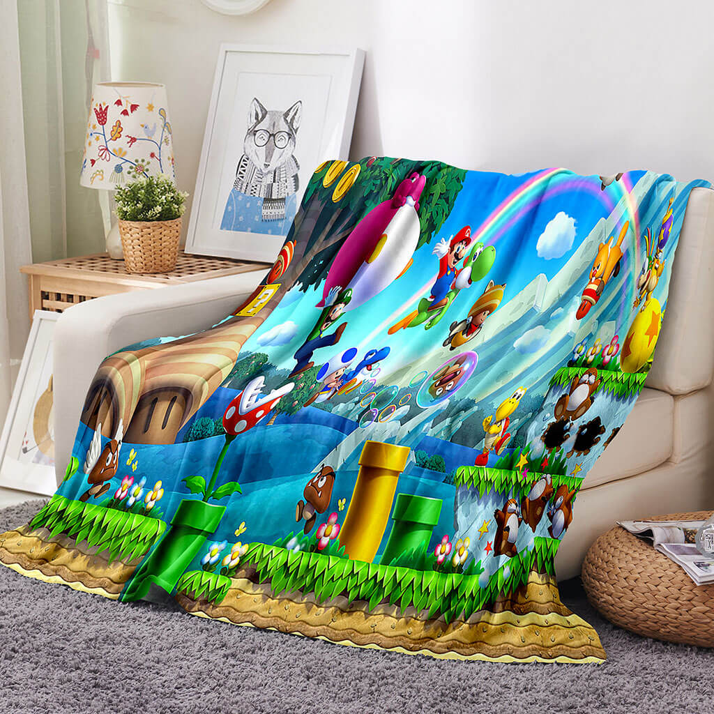 Super Mario Blanket 725 Super Mario Blanket 725