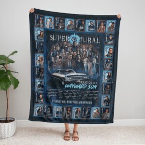 Supernatural Carry On My Wayward Son Blanket