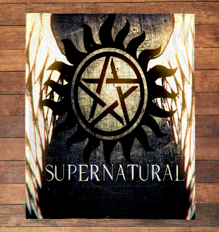 Supernatural-Dean-Winchester-Symbol-Blanket-1