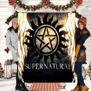 Supernatural Dean Winchester Symbol Blanket
