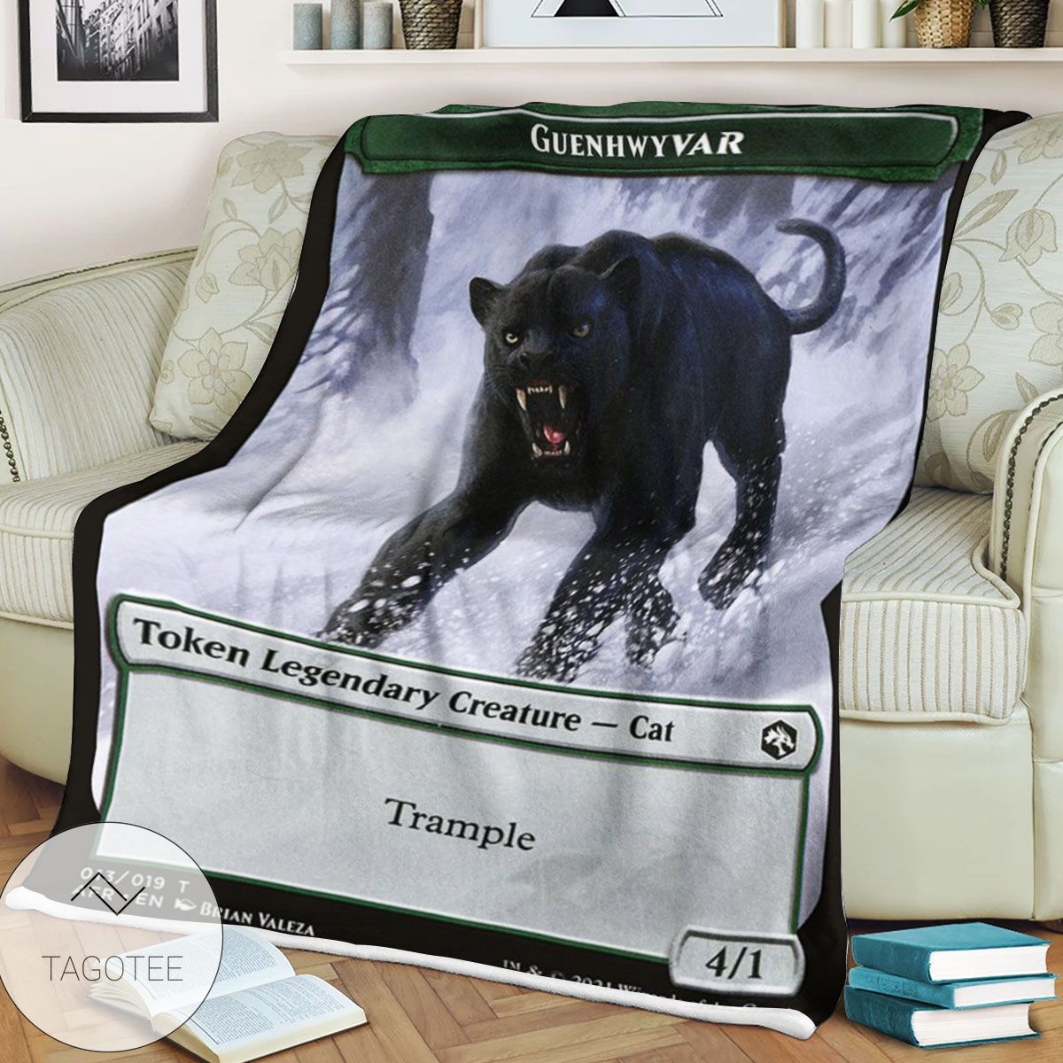 Tafr 13 Guenhwyvar Magic The Gathering Mtg Blanket Tafr 13 Guenhwyvar Magic The Gathering Mtg Blanket
