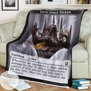 Tafr 17 Lolth Spider Queen Emblem Magic The Gathering Mtg Blanket